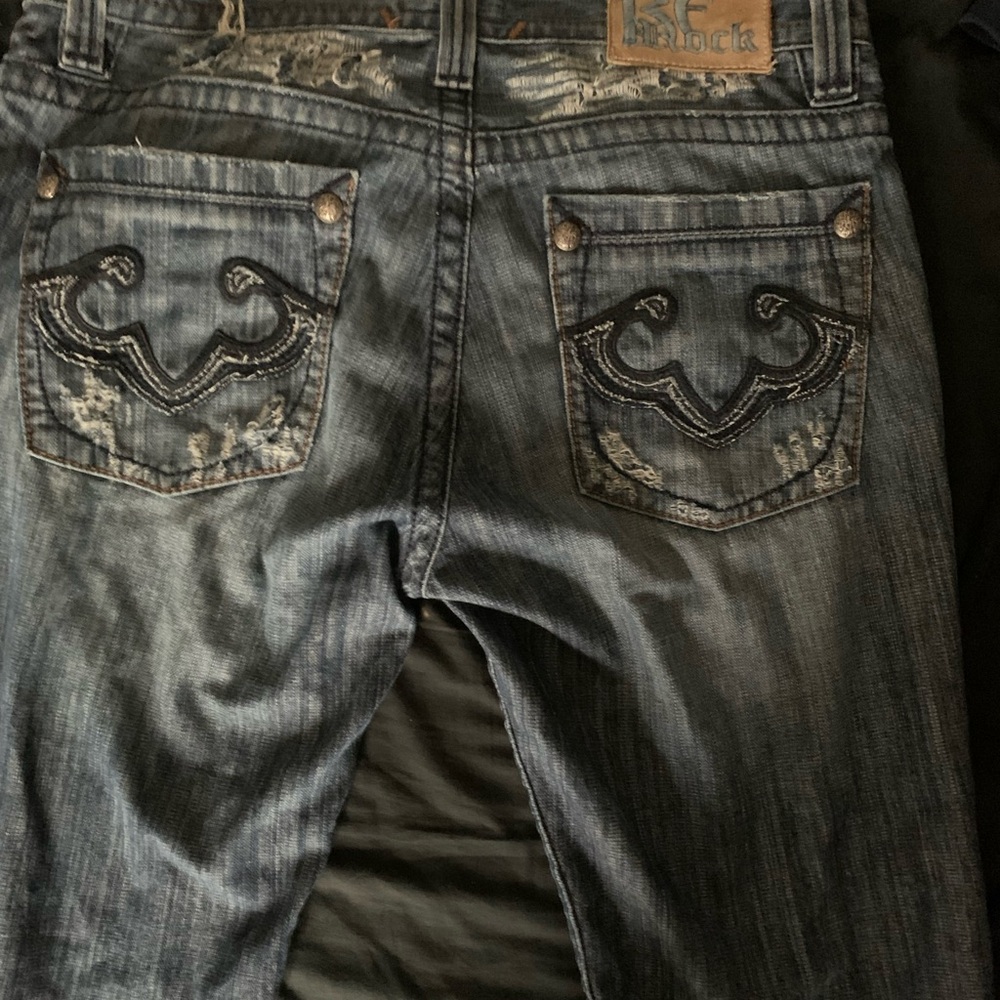 Rock Revival Blue Bootcut Jeans